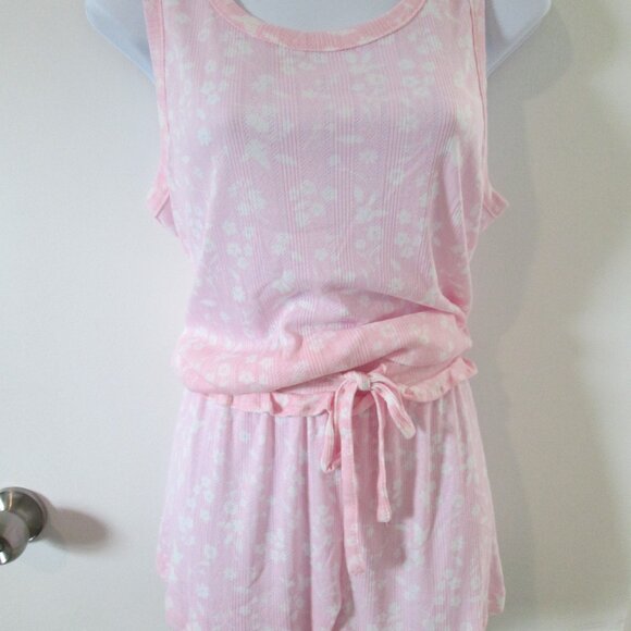 Roudelain 2-Pc. Pointelle Tank Pajamas Set Cherry Blossom NWT Sz L - Picture 5 of 7